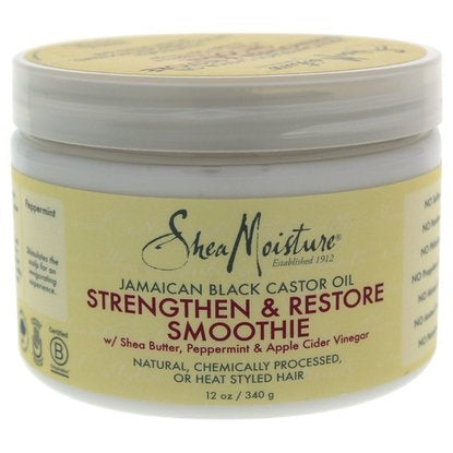 Shea Moisture Jamaican Black Castor Strenghten&Restore Smoothie Moisterize 340 Gram