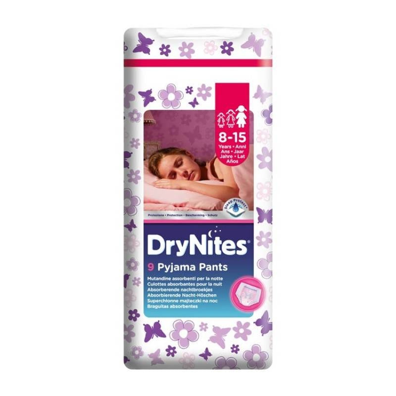 Huggies Drynites Large Girl 8-15 Jaar - 9 Stuks