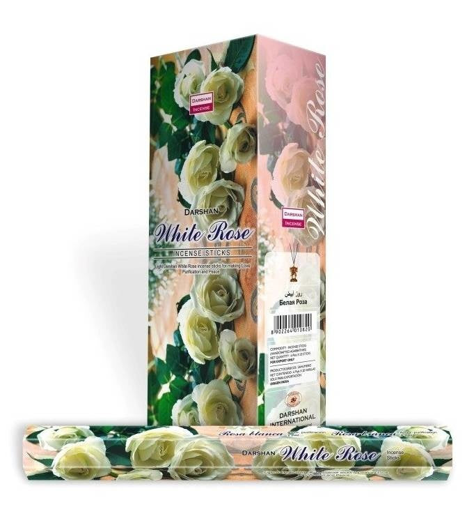 Wierook White Rose - 20 Stokjes