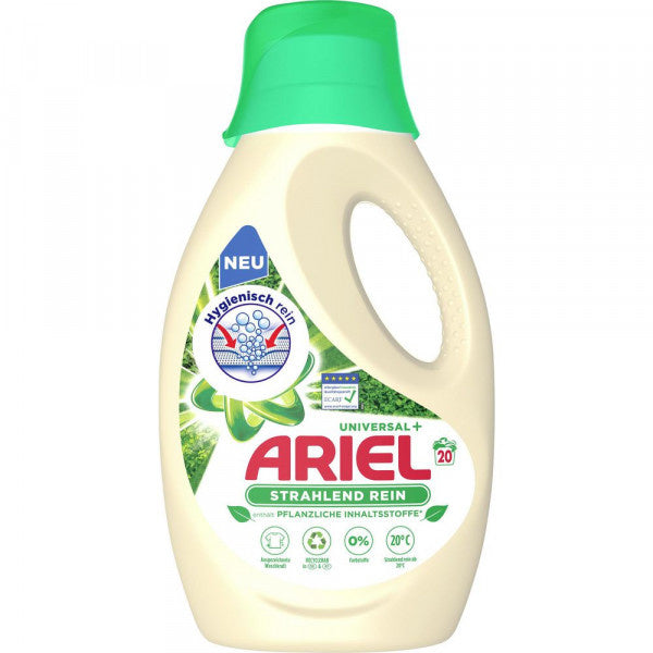 Ariel Vloeibare Wasmiddel - Plantaardig Universeel 20 Scoop / 1100ml