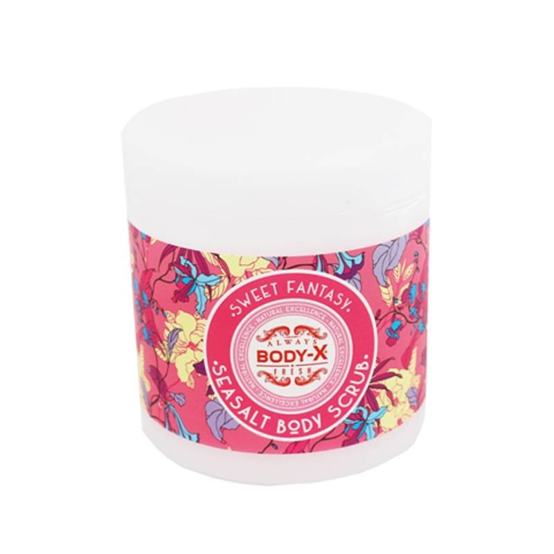 Body-X Scrub Zeezout Sweet Fantasy - 500 Gram Tijdelijke Niet Leverbaar!!