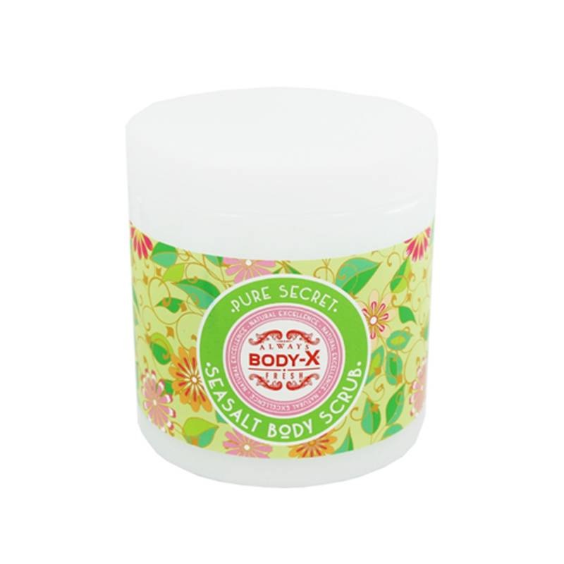 Body-X Scrub Zeezout Pure Secret - 500 Gram