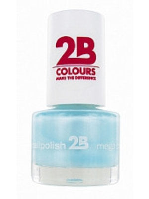 2b Mega Colours Matt Satin Pastel Green 043 - Nagellak 5,5ml