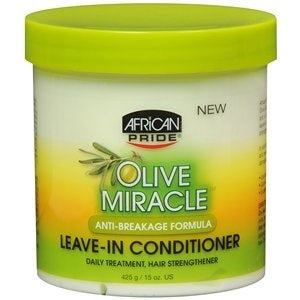 African Pride Olive Miracle Anti-Breakage Leave-In Conditioner 425 Gram