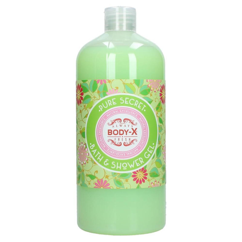 Body-X Bath & Showergel Pure Secret - 1000 Ml