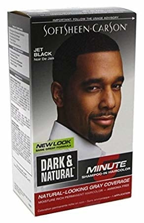 Dark & Naturel Haarverf Man 5 Min Jet Black