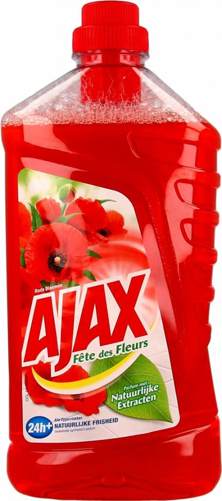 Ajax Allesreiniger Rode Bloemen - 1250 Ml Uitverkocht!!!!