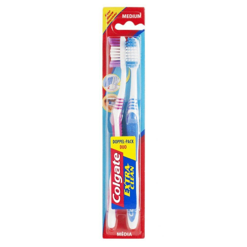 Colgate Tandenborstel Extra Clean Duo - 2 Stuks