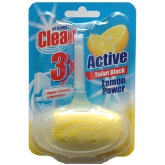 At Home Clean Toiletblok Lemon Power - 40 Gram