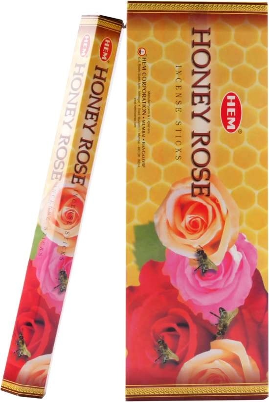 Wierook Honey Rose 20 Stokjes