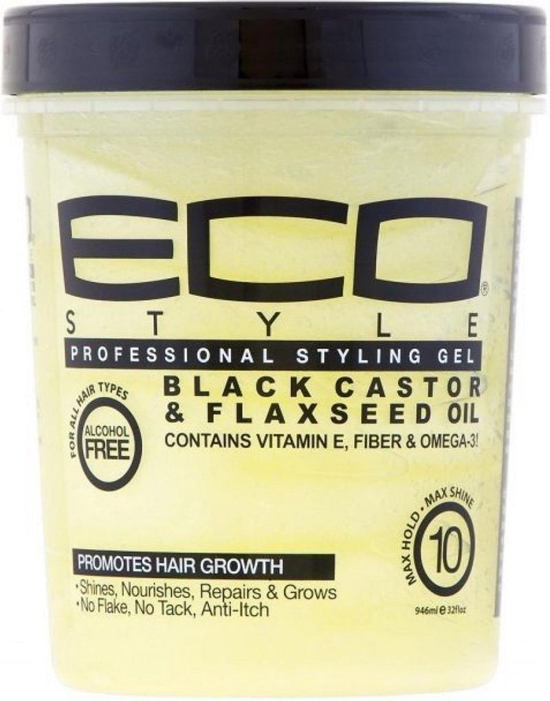 Eco Styler Black Castor & Flaxseed Oil - Haargel 946ml