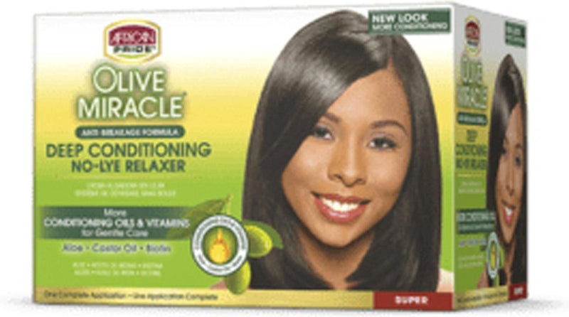 African Pride Olive Miracle - Deep Conditioning No-Lye Relaxer