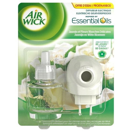 Airwick Jasmijn & Witte Bloemen - Elektrische Geurverspreider 19ml + Apparaat