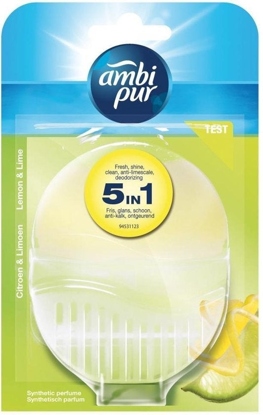 Ambi Pur Toiletblok - Houder Lemon & Lime 55 Ml