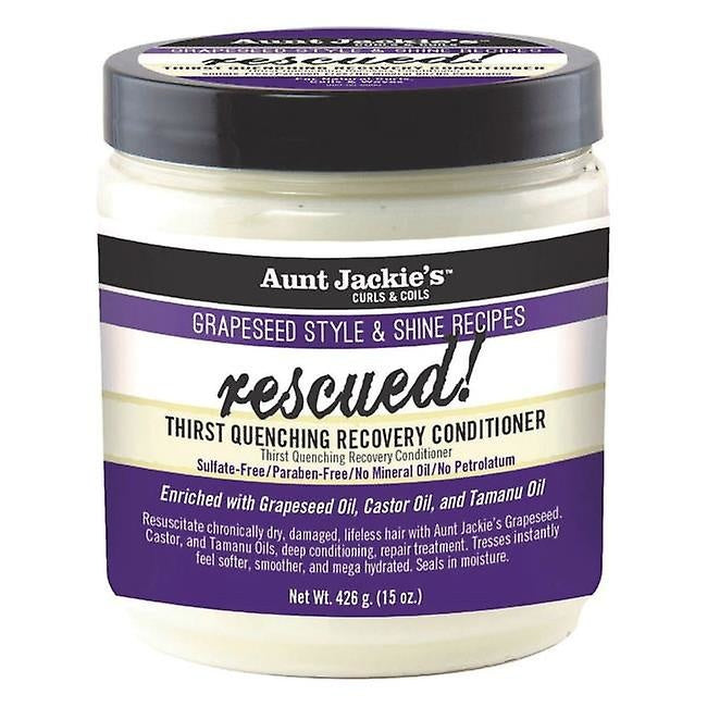 Aunt Jackies's Grapeseed Style Conditioner - Rescued Enriched With Avocado & Tamanu Oils 426gr