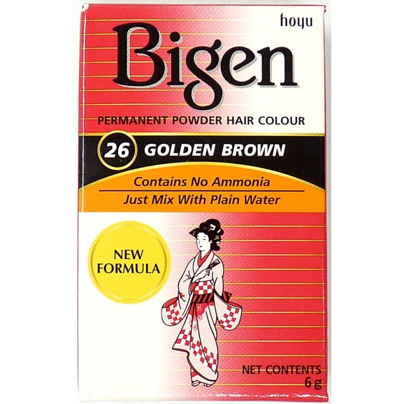 Bigen 26 Golden Brown - Permanent Powder Hair Color 6g
