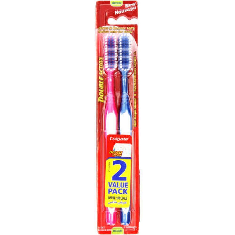 Colgate Tandenborstel Double Action - 2 Stuks