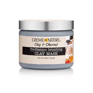 Creme Of Nature Clay & Charcoal - Pre-Shampoo Detoxifying Clay Mask 326g