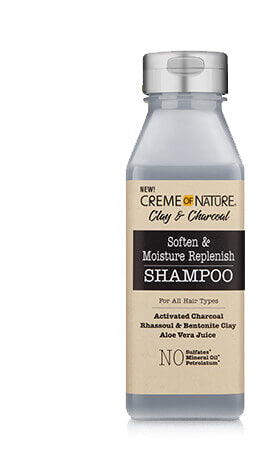 Creme Of Nature Clay & Charcoal - Soften & Moisture Replenish Shampoo 355ml