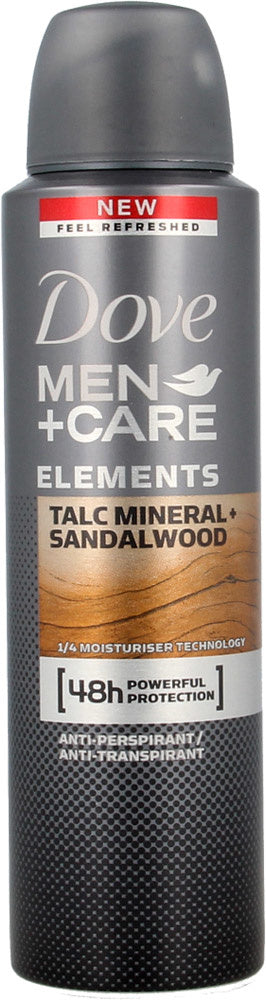 Dove Men Mineral Powder + Sandalwood - Deodorant Spray 150ml