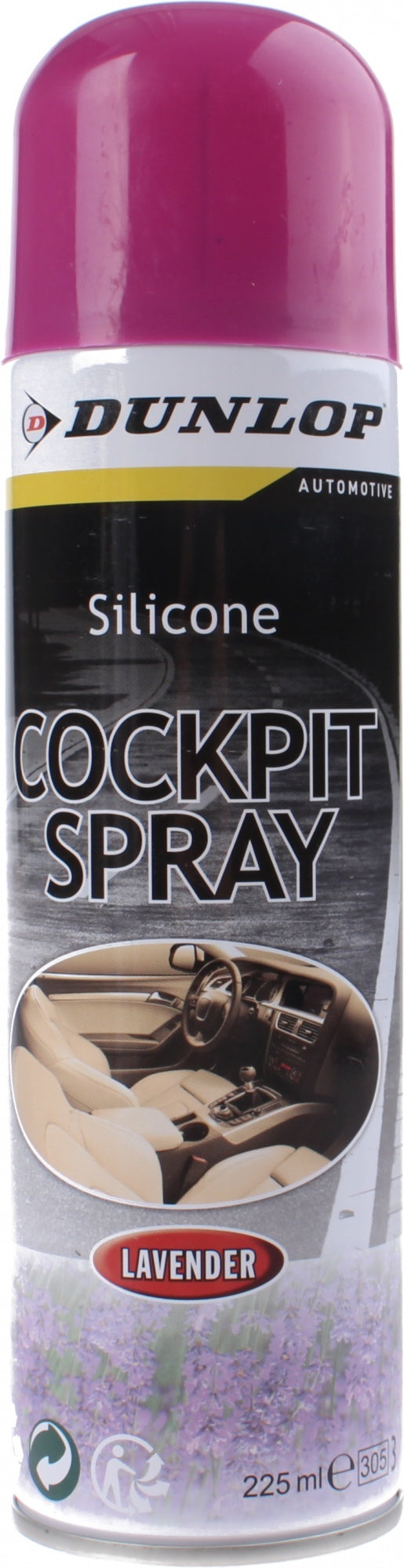 Dunlop Silicone Lavendel - Cockpit Spray 225ml