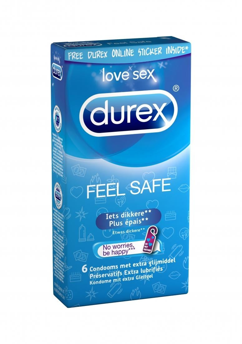 Durex Feel Safe - Condoom 6 Stuks