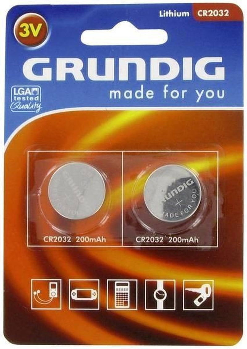 Grundig Batterij - Cr2032-3v 2 Stuks