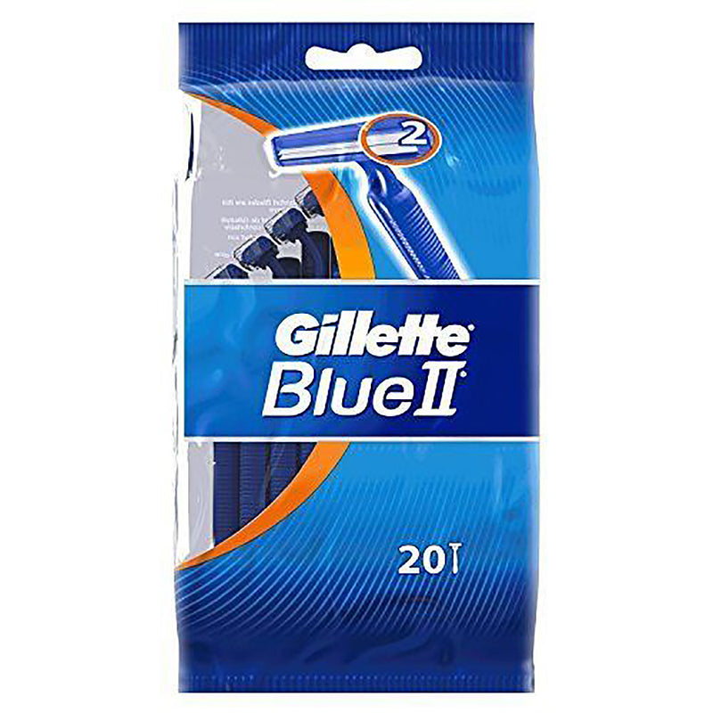 Gillette Wegwerp Scheermes - Blue Ii Plus 20 Stuks