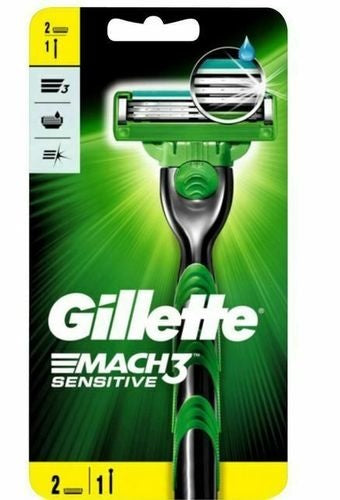 Gillette Mach3 Sensitive - Scheersysteem + 2 Scheermesjes