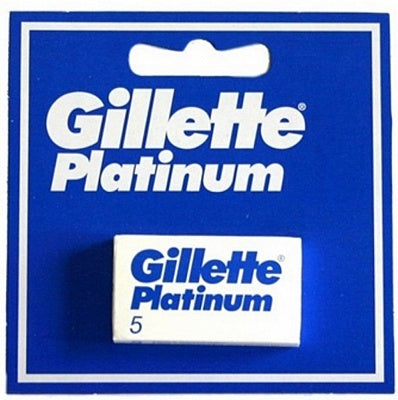 Gillette Platinum - Double Edges Razor 5 Stuks