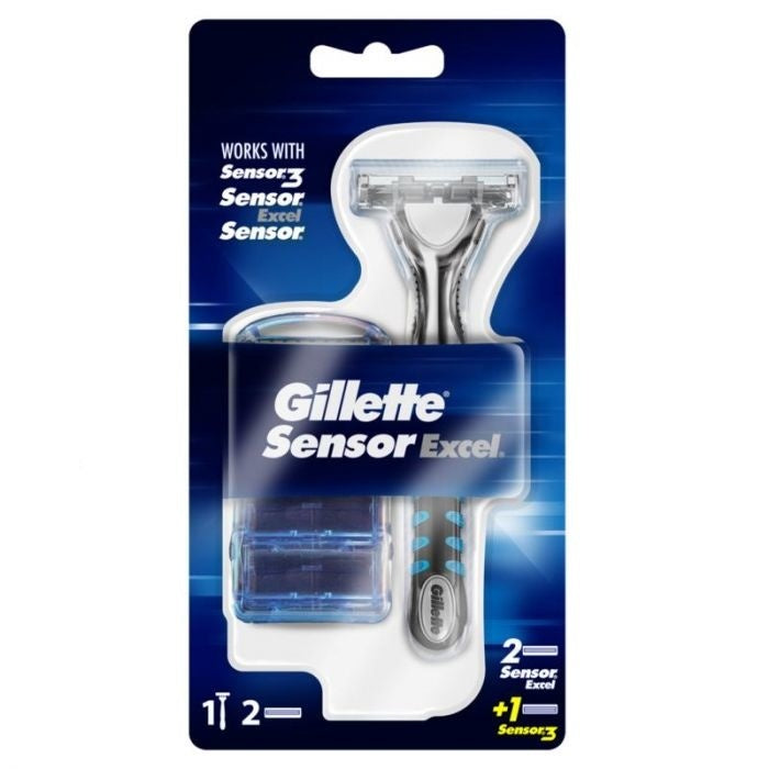 Gillette Scheersysteem - Sensor Excel + 2 Scheermesjes