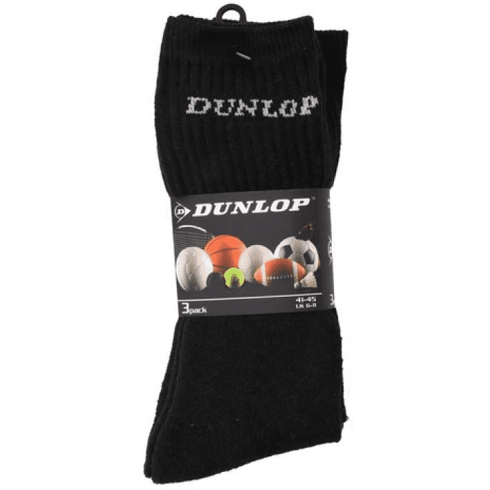 Dunlop Sport Sokken 41-45 Black