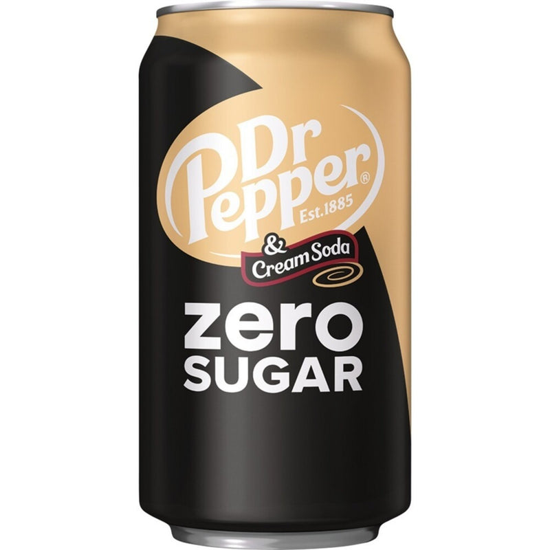 Dr.Pepper Zero Sugar Cream Soda - Frisdrank 355ml