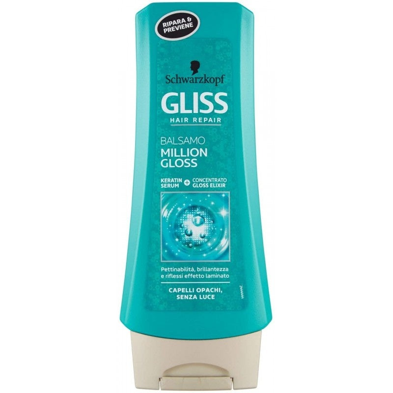 Gliss Kur Schwarzkopf Conditioner - Million Gloss 200ml