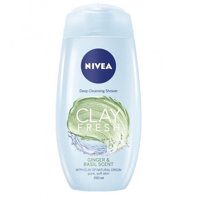 Nivea Body Wash 250ml Clay Ginger & Basil Scent