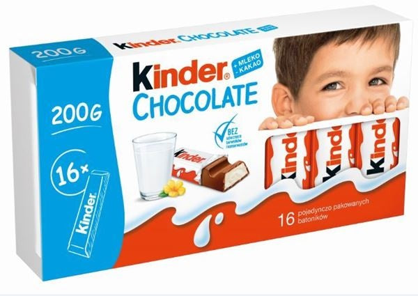 Kinder - Chocolate Reepjes 16x12,5g