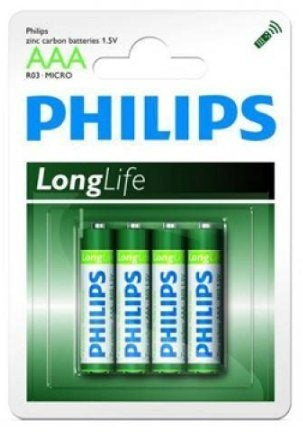 Philips Batterij R03 Aaa Ll - 4 Stuks