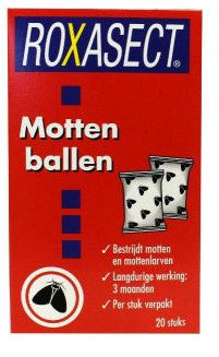 Roxasect Mottenballen - 24 Stuks