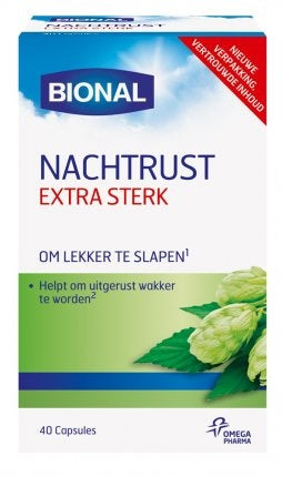 Bional Nachtrust Extra Sterk Melatonine - 40 Capsules