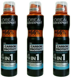 Men Expert Deospray Carbon Protect 4 In 1 - 250 Ml