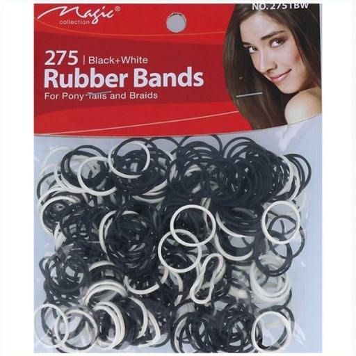 Magic Rubber Bands - Zwart & Wit 275 Stuks