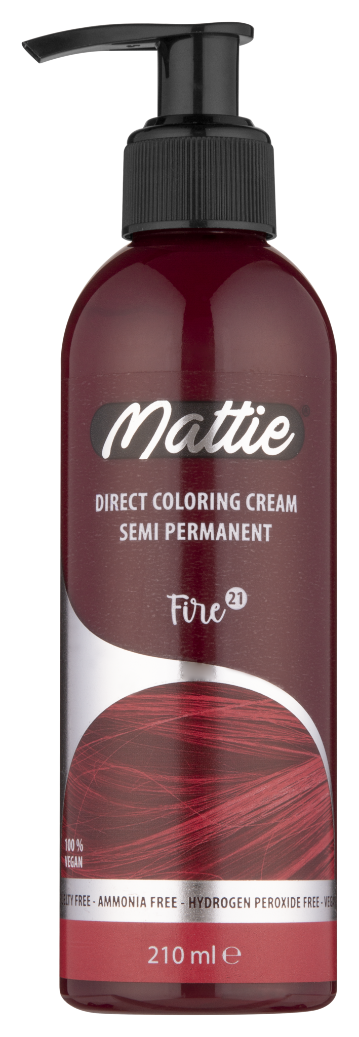 Mattie Direct Coloring Cream Semi-Permanent - Fire 210ml