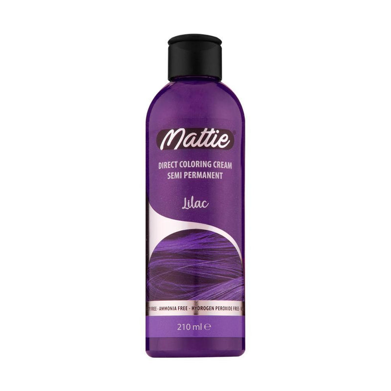 Mattie Direct Coloring Cream Semi-Permanent - Lilac 210ml 