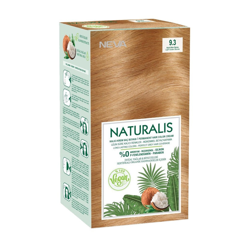 Neva Naturalis Vegan Haarverf - Light Golden Blonde 9.3