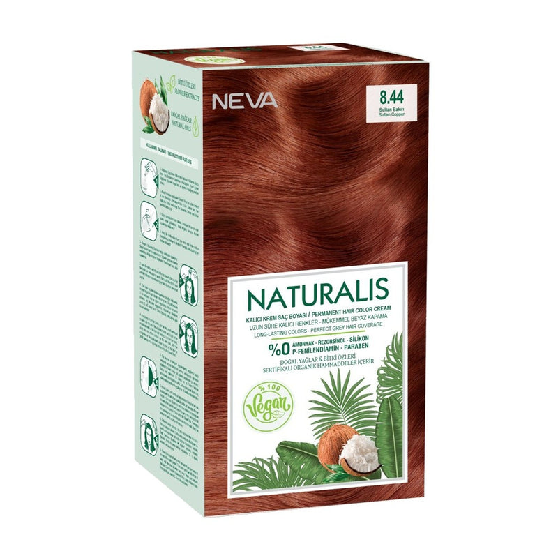 Neva Naturalis Vegan Haarverf - Sultan Copper 8.44