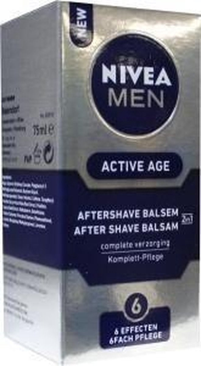 Nivea Men Active Age - 2 In 1 After Shave Balsem 75ml