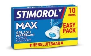 Stimorol Max Splash Pepermunt 10 Gums