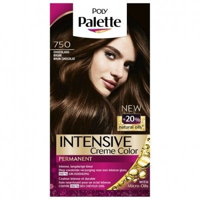 Poly Palette Intensive Creme 750 Chocolade Bruin - 1 Stuks