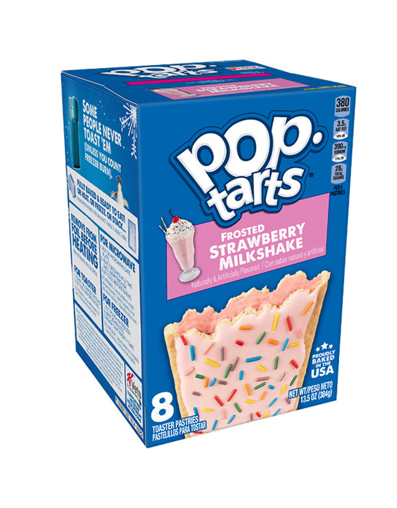 Pop Tarts - Frosted Strawberry Milkshake Toastergebakjes 8 Pack 384g