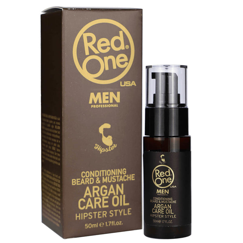 Red One - Argan Baard & Snorolie 50ml